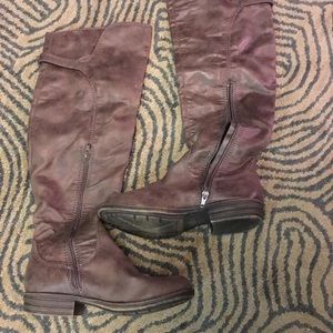 Brown over the knee boots size 8.5